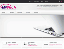 Tablet Screenshot of im-tech.it